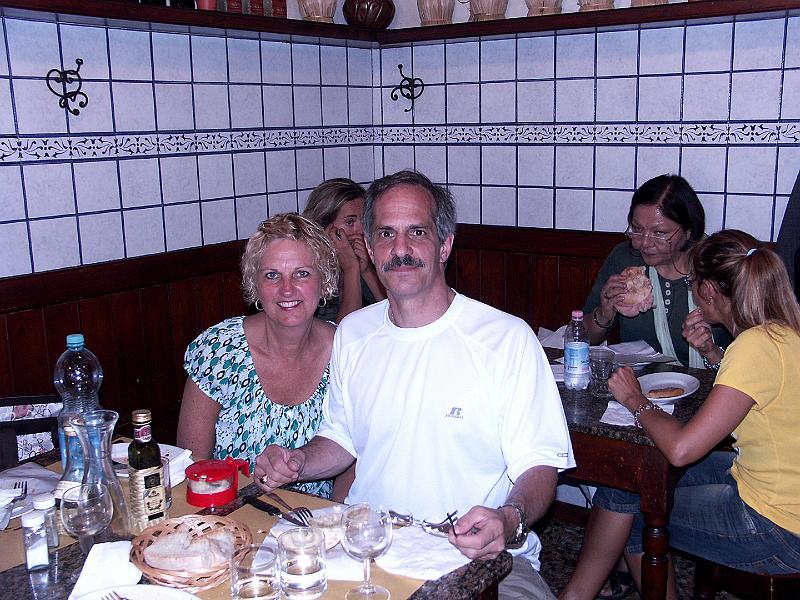 PICT0132.JPG - Lunch at La Meschit Fiaschetteria, a quaint Italian restaurant