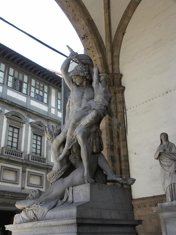 PICT0175.JPG - View outside the Uffizi Museum