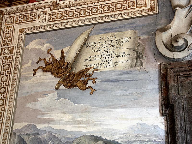 PICT0339.JPG - Griffons carrying a scroll, inside Vatican Museum