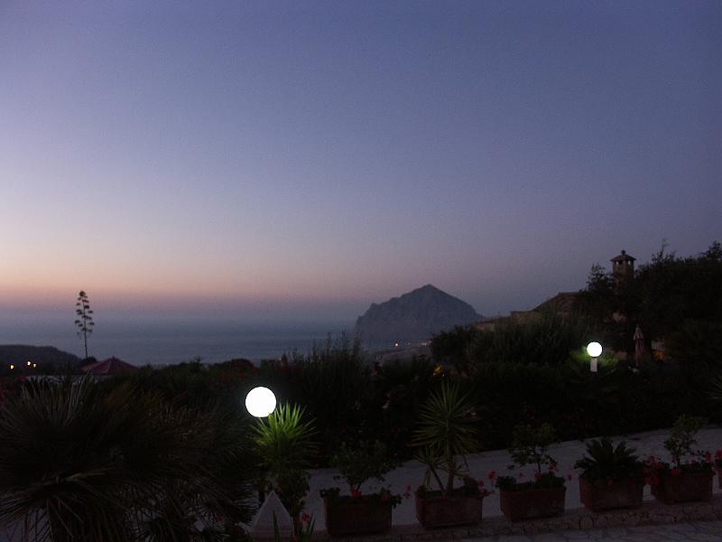PICT0779.JPG - Sunset in Valderece, Sicily at 8:26 pm local time