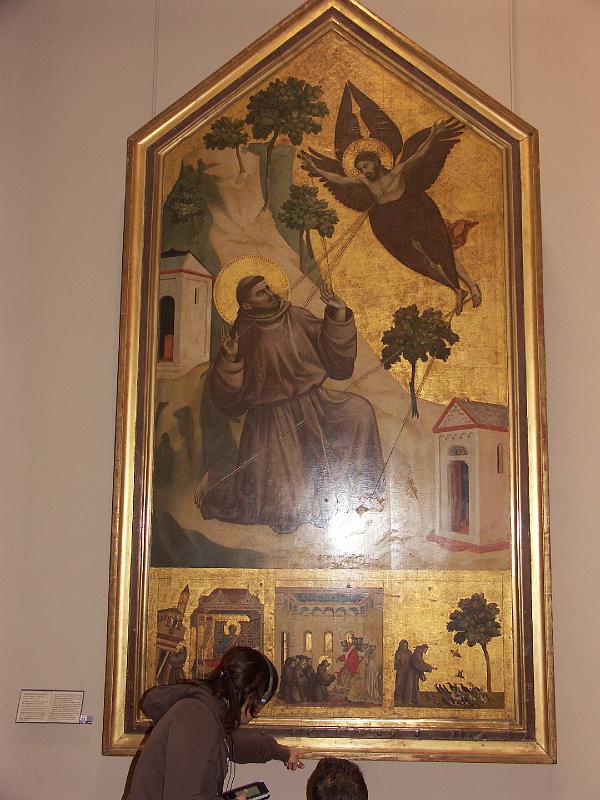 PICT3230.JPG - Giotto-St. Francis of Assisi receiving the stigmata, circa 1290 - 1295