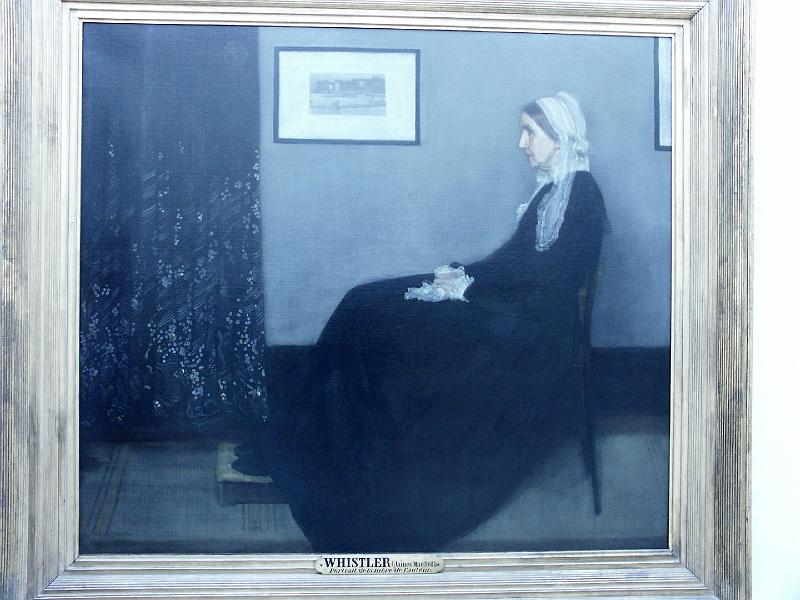 PICT3314.JPG - The famous Whistler's Mother painting, 1871.