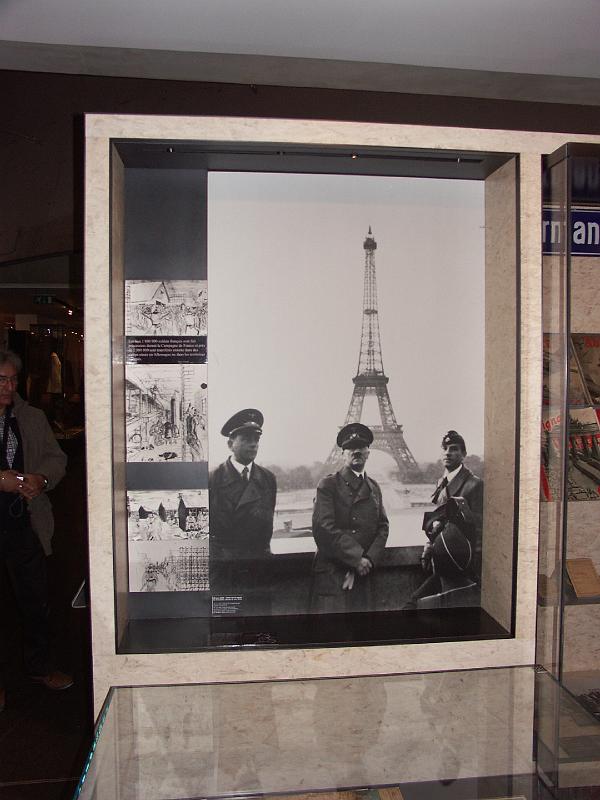 PICT3378.JPG - Adolph Hitler and his officers during the WW II occupation of France, taken in front of the Eiffel Tower.